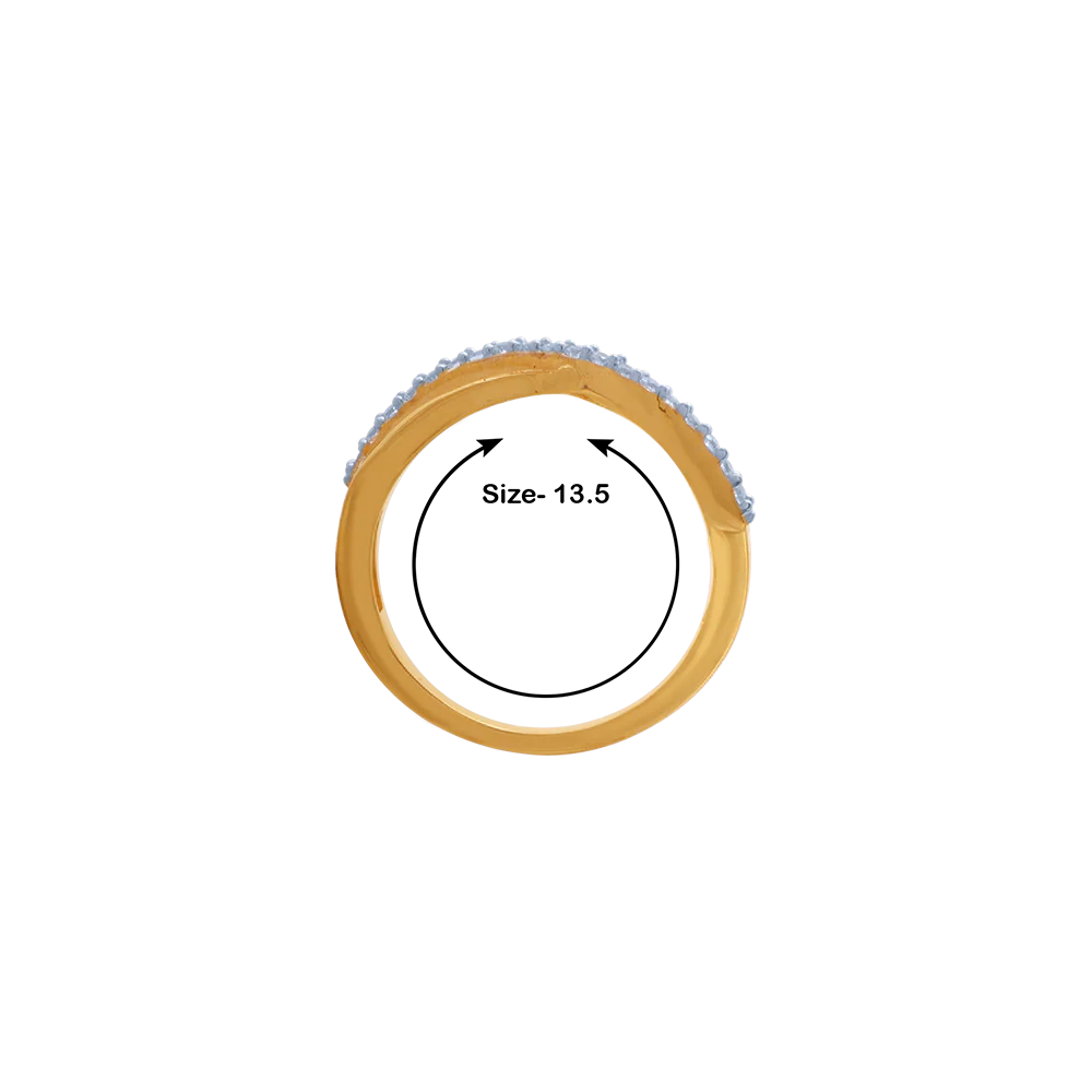 14KT (585) Yellow Gold Ring For Women - Image 5