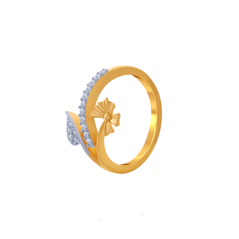 14KT (585) Yellow Gold Ring For Women - Image 2