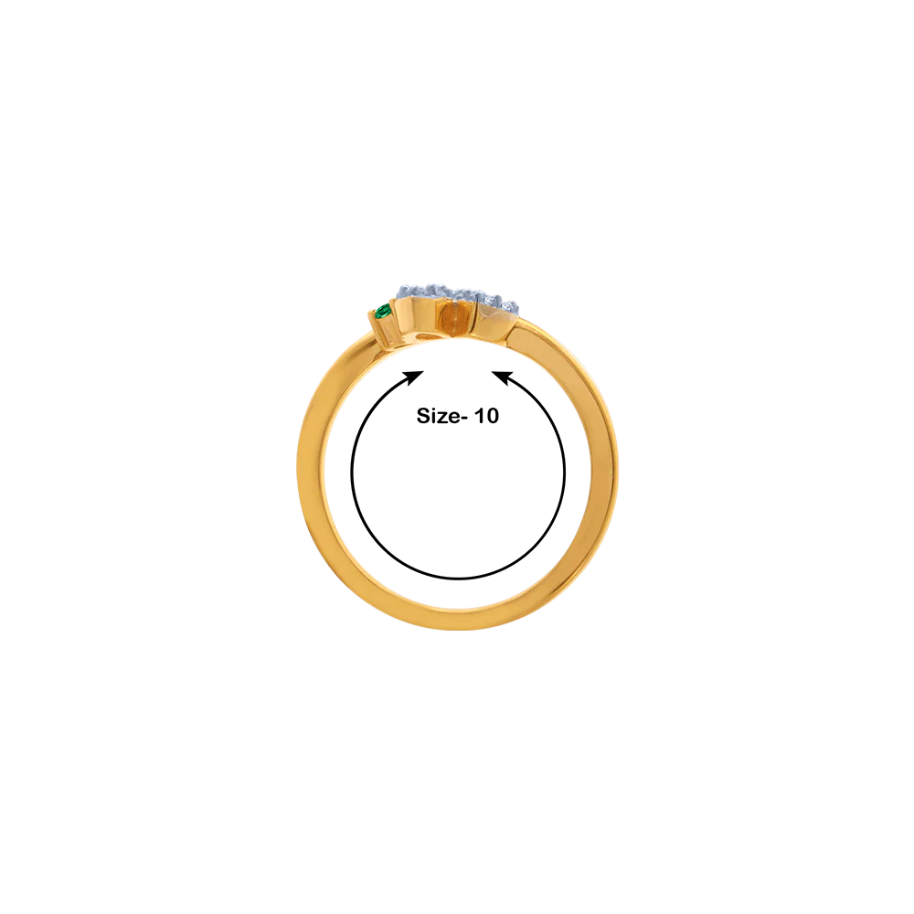 14KT (585) Yellow Gold Ring For Women - Image 5