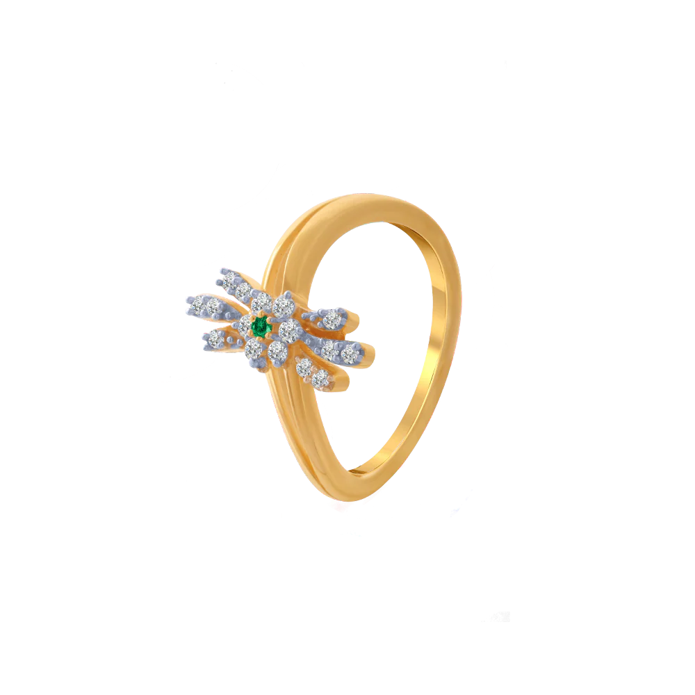 14KT (585) Yellow Gold Ring For Women - Image 2
