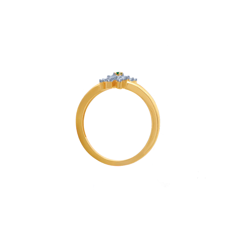 14KT (585) Yellow Gold Ring For Women - Image 3