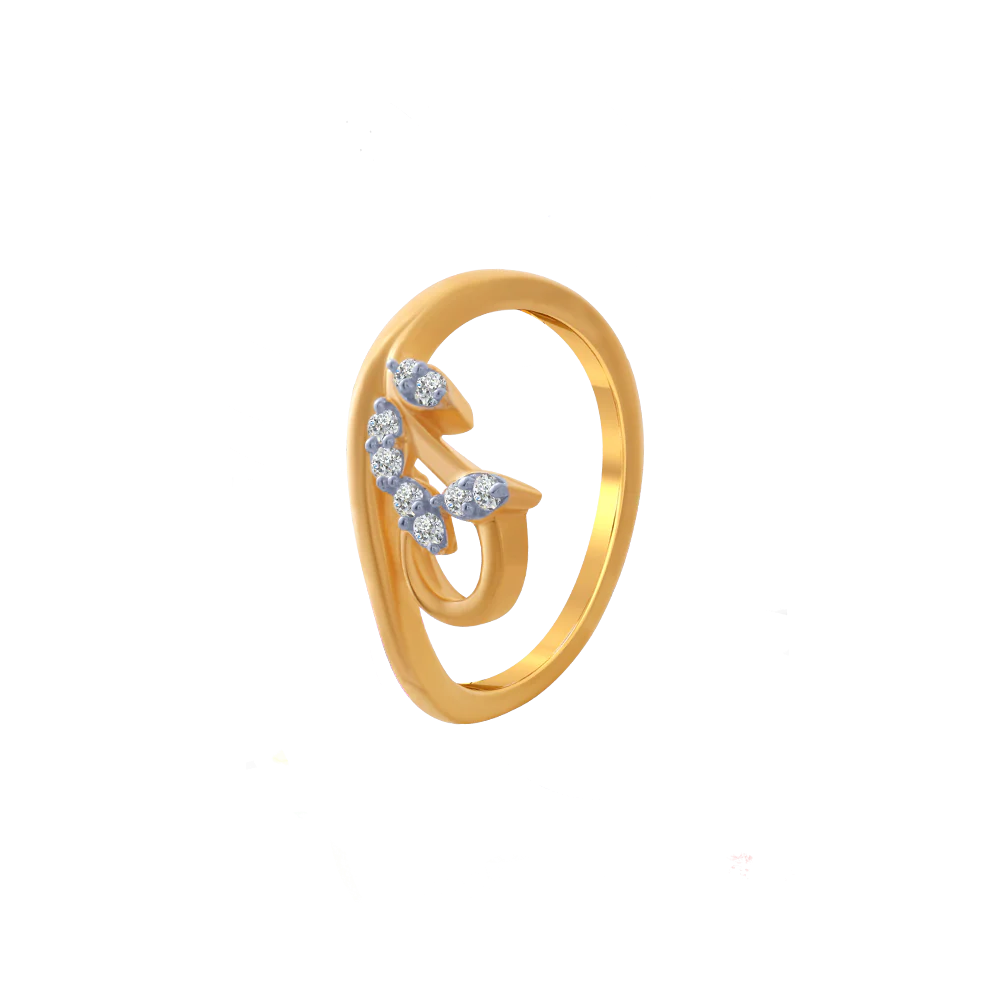 14KT (585) Yellow Gold Ring For Women - Image 2