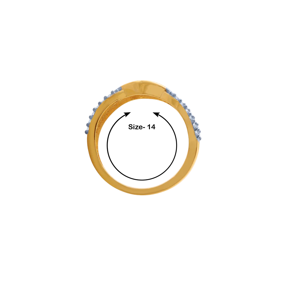 14KT (585) Yellow Gold Ring For Women - Image 3