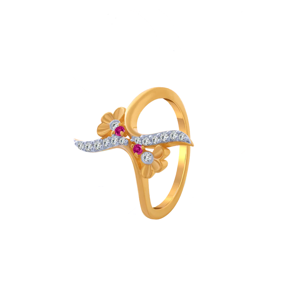 14KT (585) Yellow Gold Ring For Women