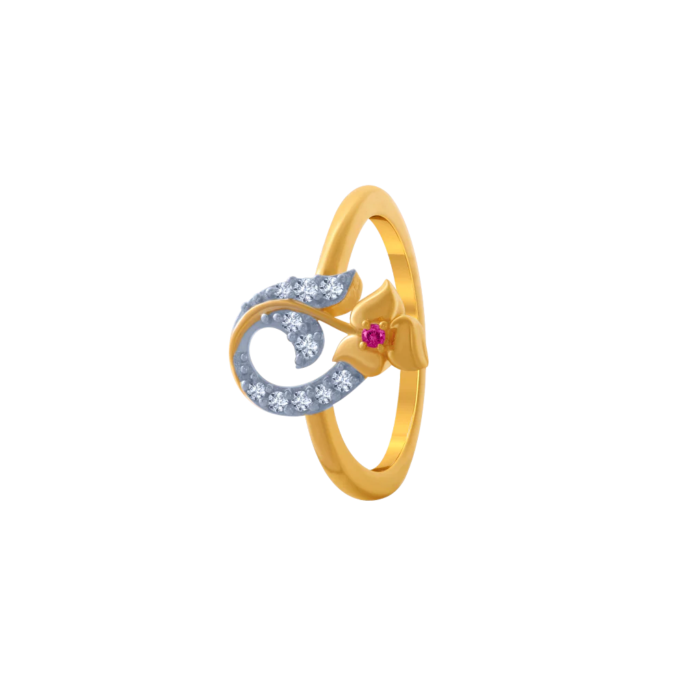 14KT (585) Yellow Gold Ring For Women