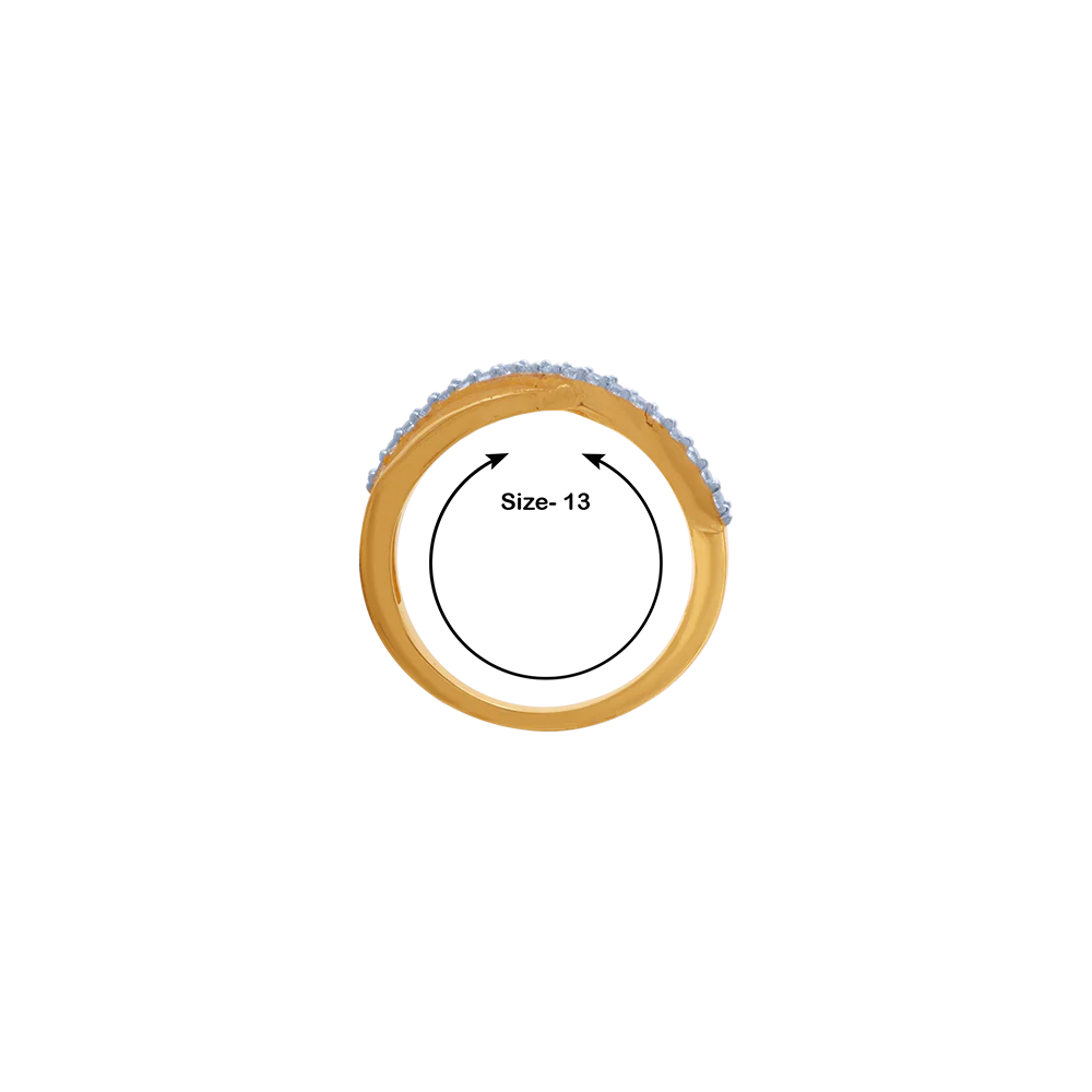 14KT (585) Yellow Gold Ring For Women - Image 5