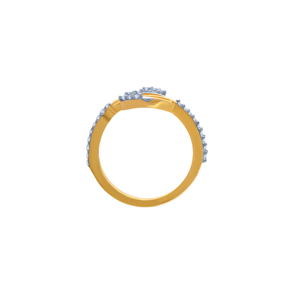 14KT (585) Yellow Gold Ring For Women - Image 3