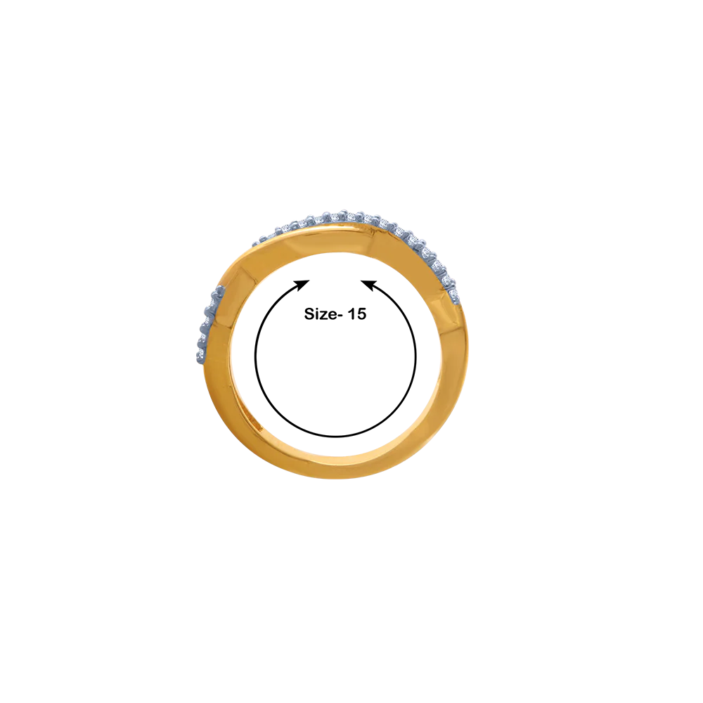 14KT (585) Yellow Gold Ring For Women - Image 5