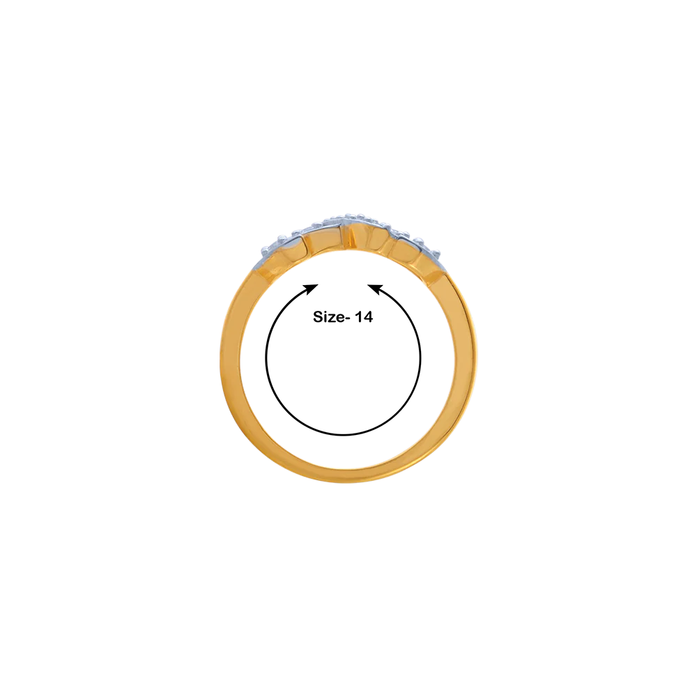 14KT (585) Yellow Gold Ring For Women - Image 5