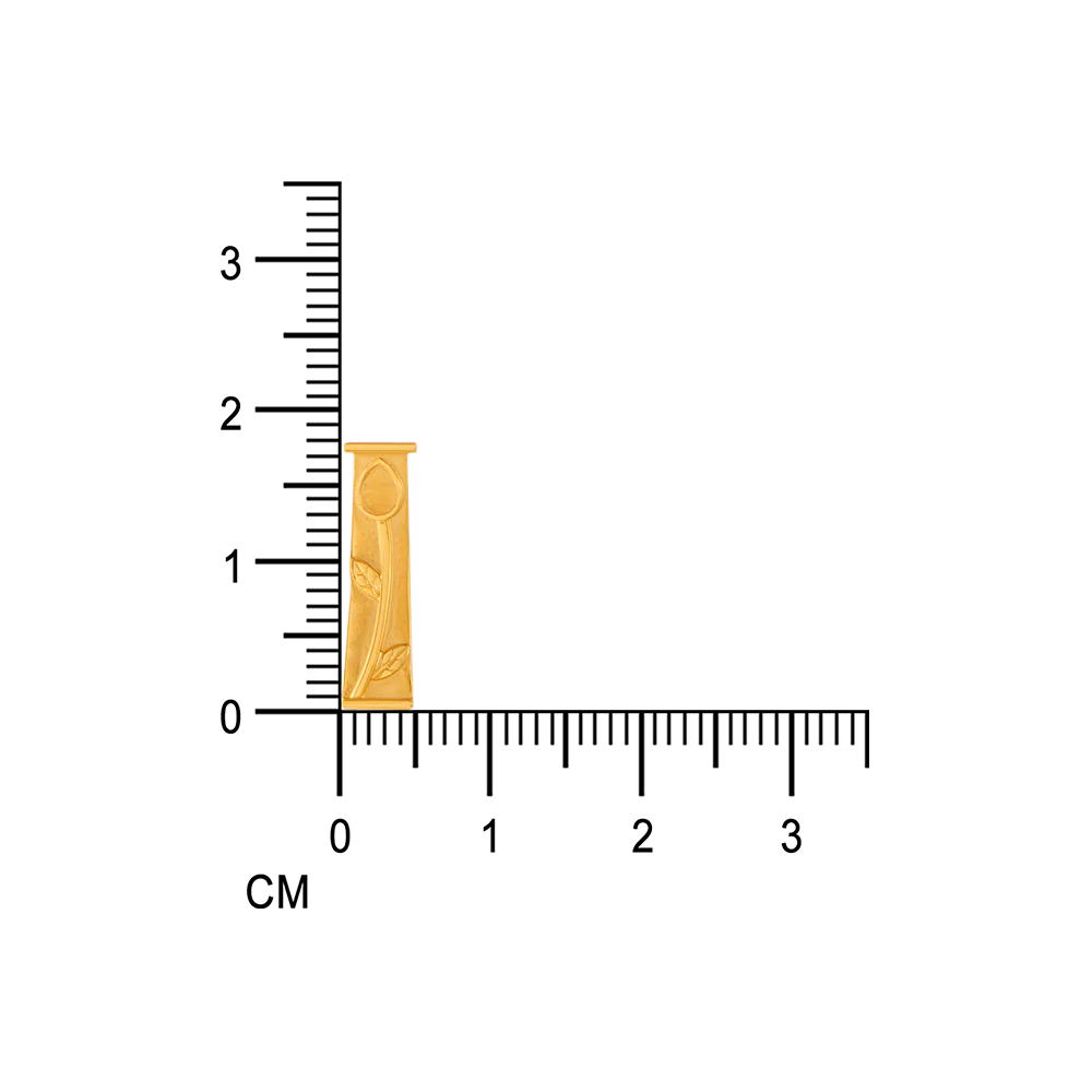14KT (585) Yellow Gold Stud Earrings For Women - Image 5