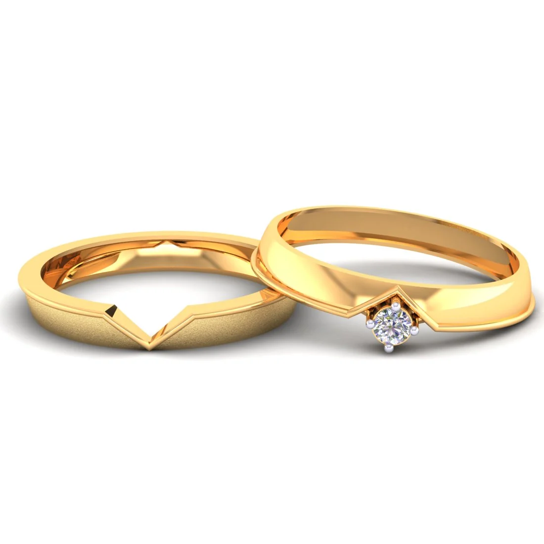 14KT Gold EterKnight TwinShift Pro 2-in-1 Convertible Men’s Diamond Ring - Image 5