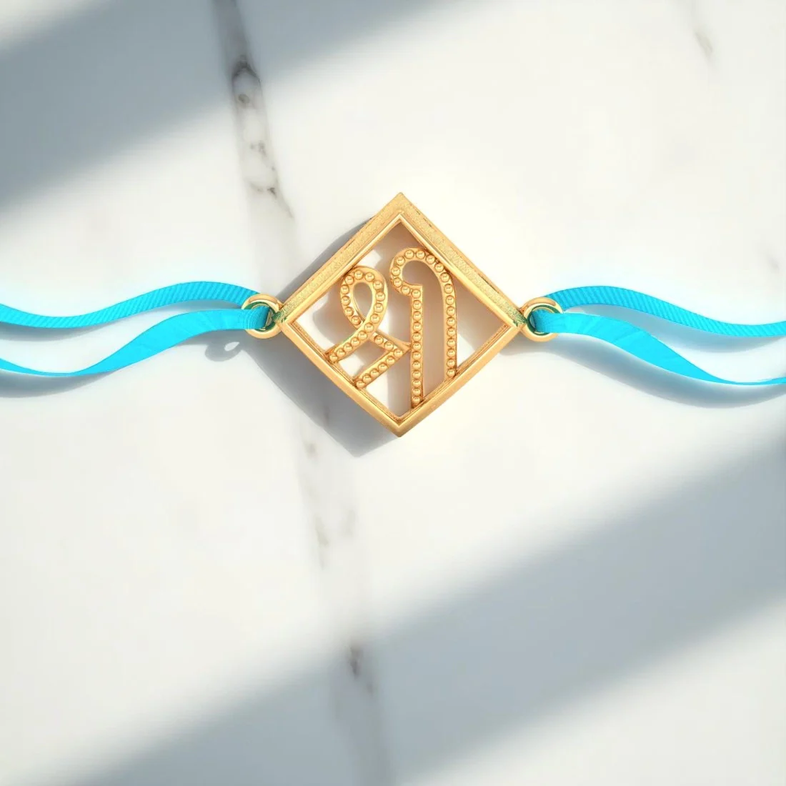 14KT Yellow Gold Shree Rakhi for Men's