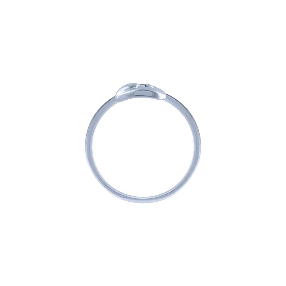 18k (750) White Gold And Diamond Ring For Women - Image 2