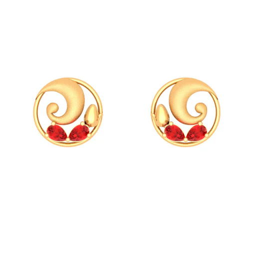 18k Dainty Stud Earrings For Women From Online Exclusive Collection