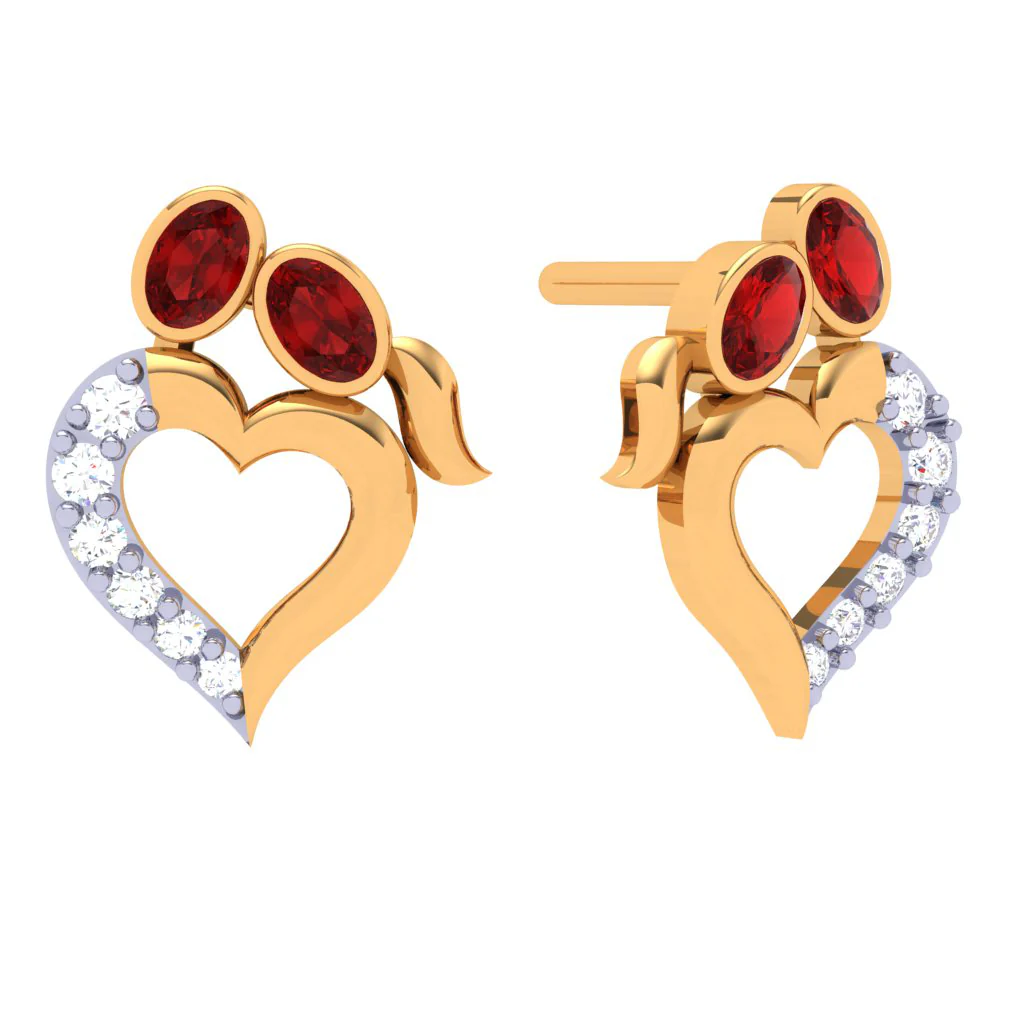 18k Diamond Embossed Gold Trinket With Modern Design - Image 2