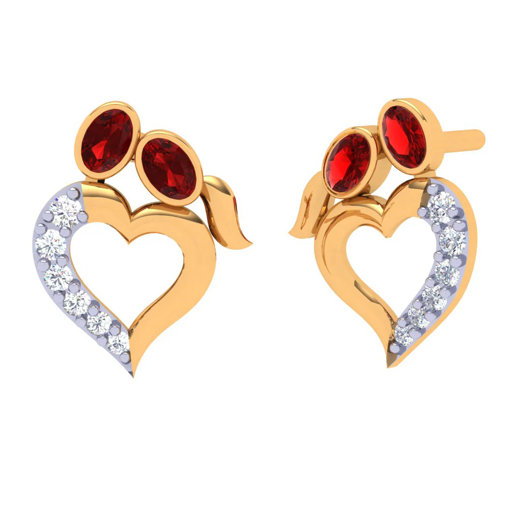 18k Diamond Embossed Gold Trinket With Modern Design - Image 3