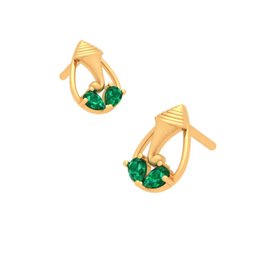 18k Enchanting Gold Pendant Design For Festive Occasion - Image 6