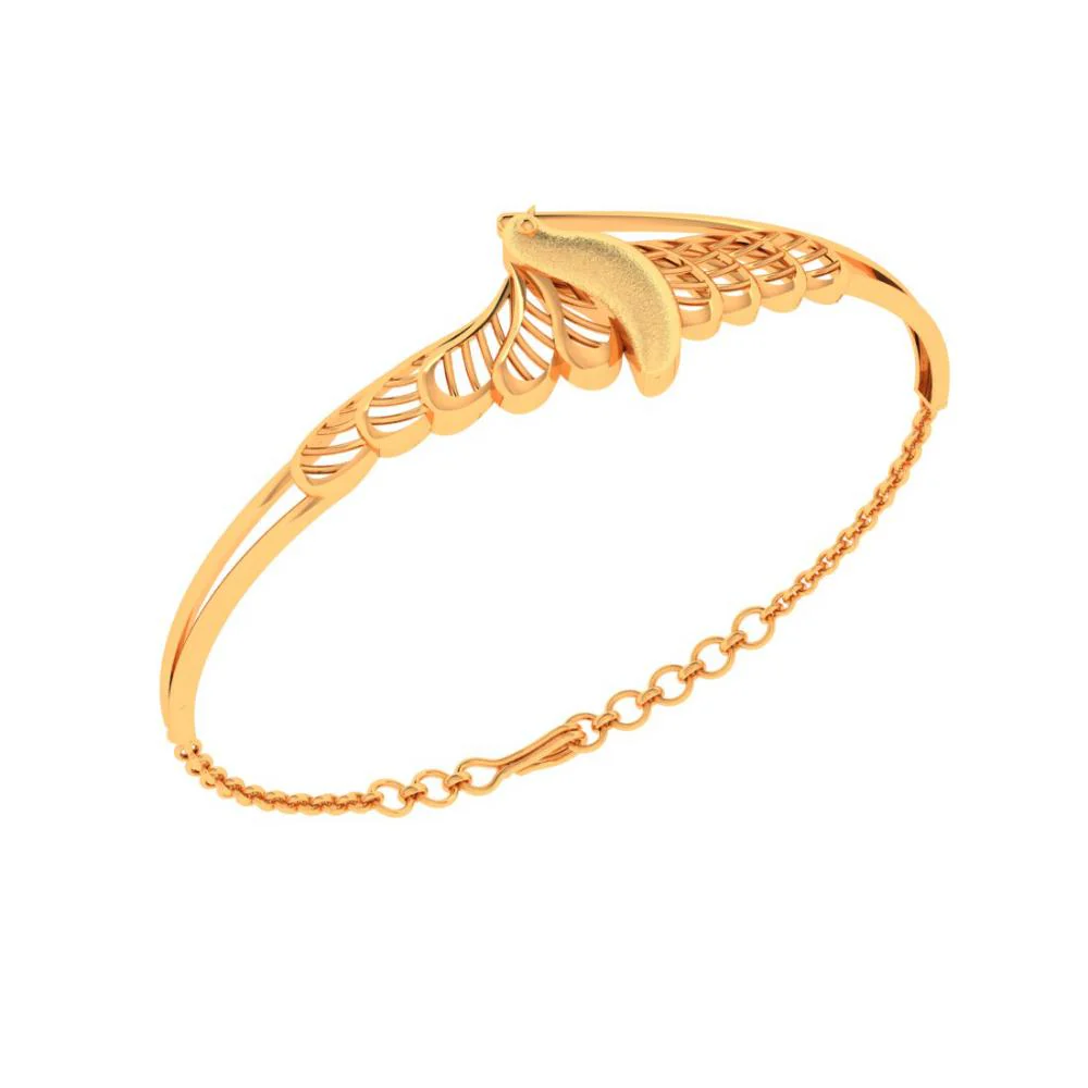 18k Gold Bird Bracelet - Image 2