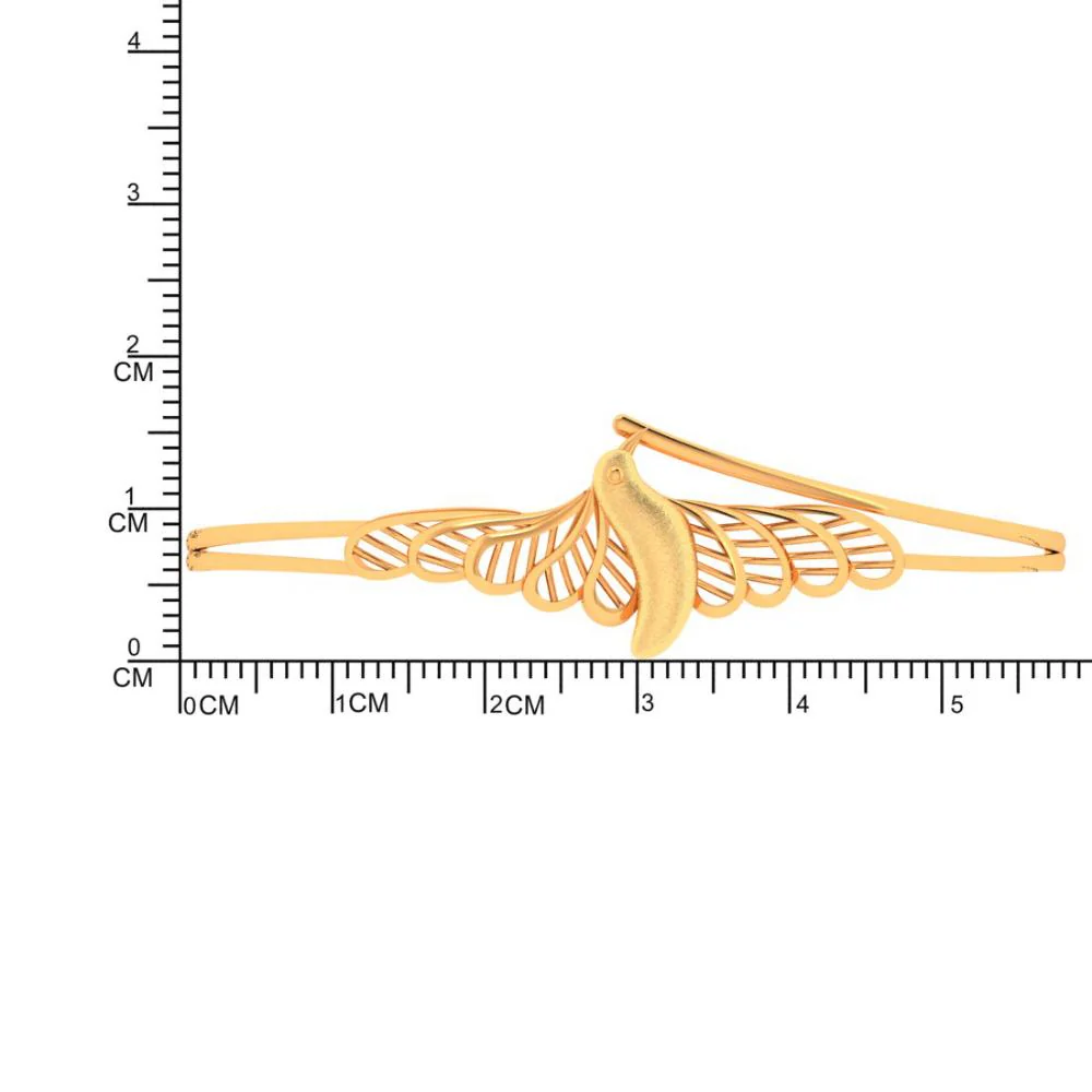 18k Gold Bird Bracelet - Image 4