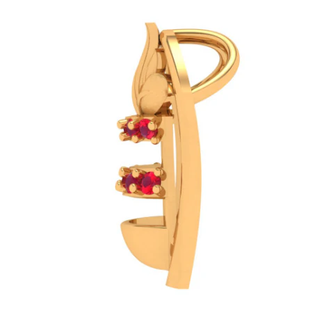 18k Gold Mangal Kalash Pendant From Online Exclusive Collection - Image 3
