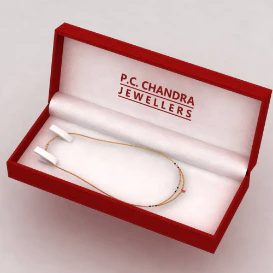 18k Gold Mangalsutra Adorned With A Red Stone From Pc Chandra Jewellers Online Exclusive - Image 6