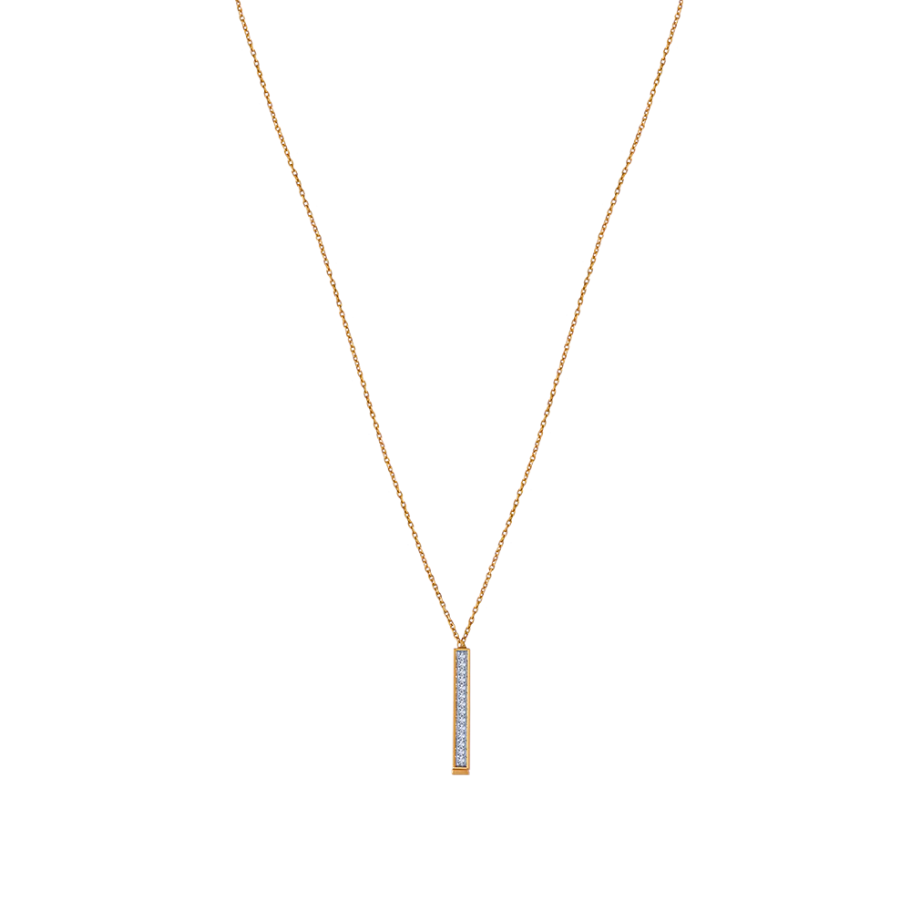 18k Sublime Petite Diamond Necklace Earrings Set - Image 3