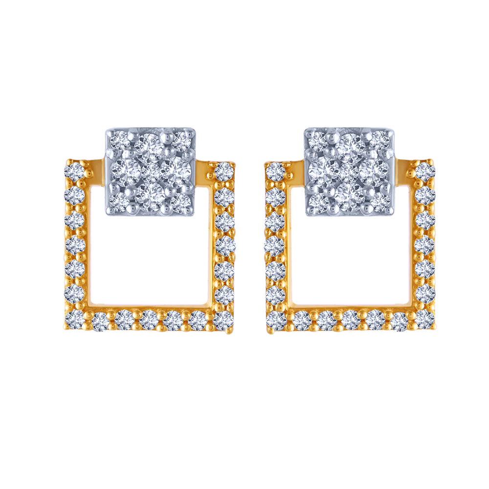 18k Sublime Petite Diamond Necklace Earrings Set - Image 6