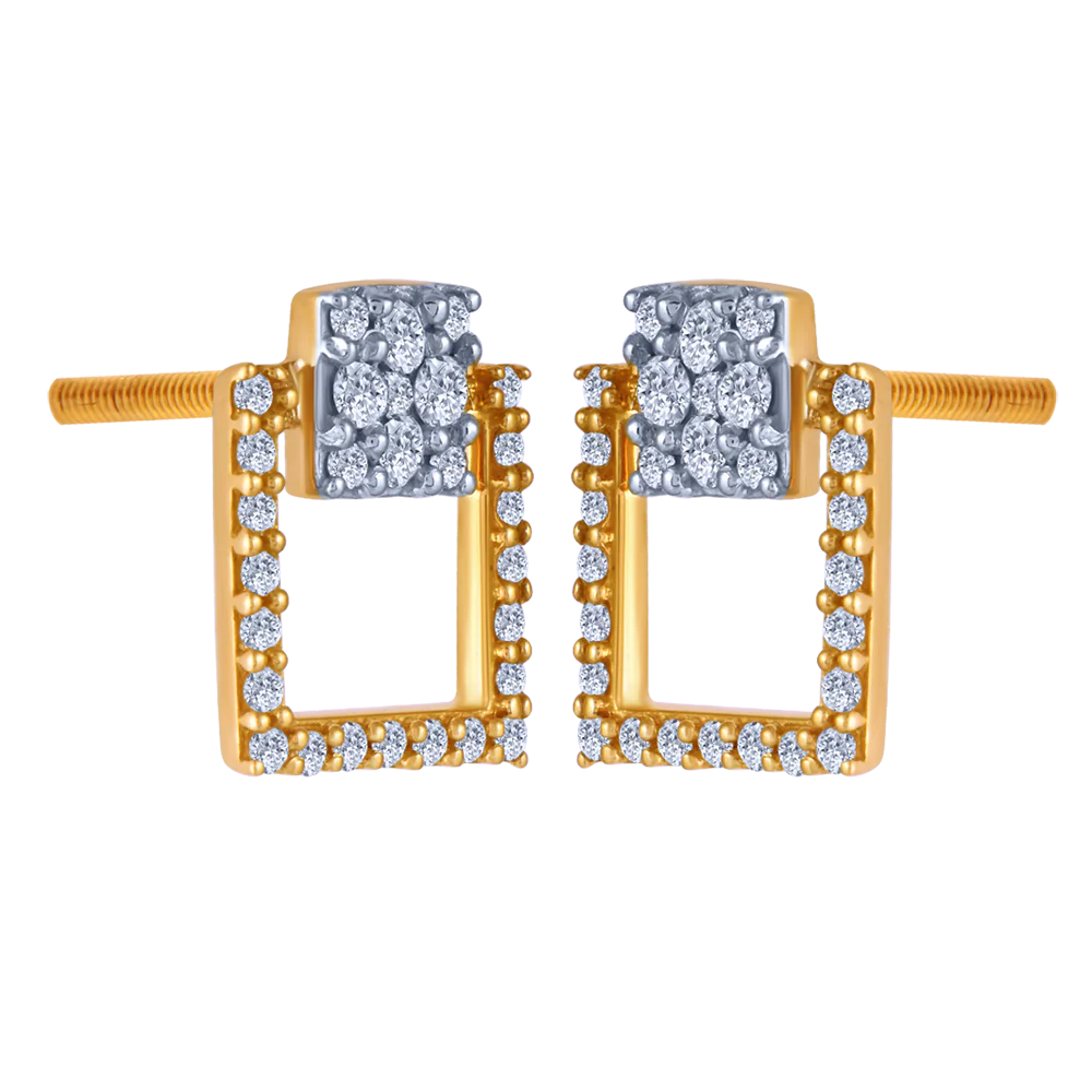 18k Sublime Petite Diamond Necklace Earrings Set - Image 8