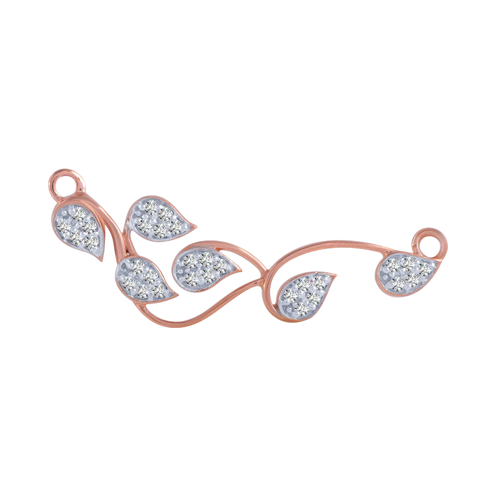 18KT (750) Rose Gold And Diamond Pendant For Women