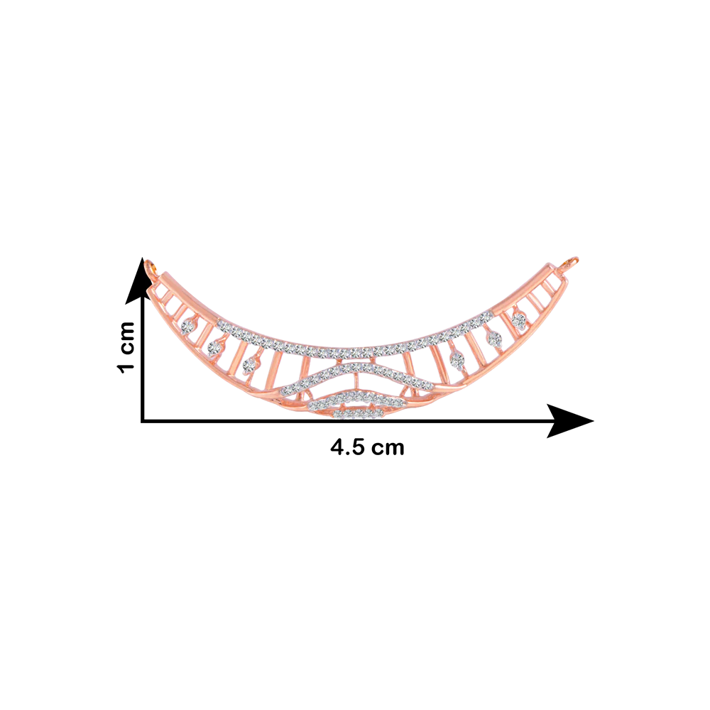 18KT (750) Rose Gold And Solitaire Pendant For Women - Image 4