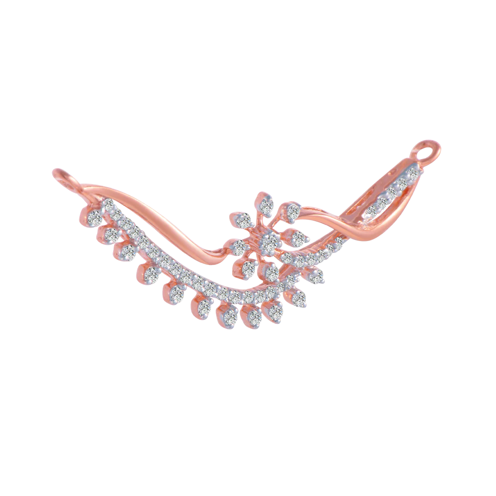 18KT (750) Rose Gold And Solitaire Pendant For Women - Image 3