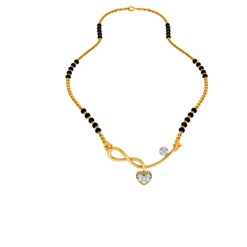 18KT (750) Yellow Gold And Diamond Pendant For Women - Image 4