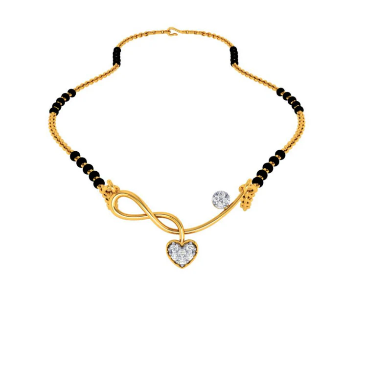 18KT (750) Yellow Gold And Diamond Pendant For Women - Image 7