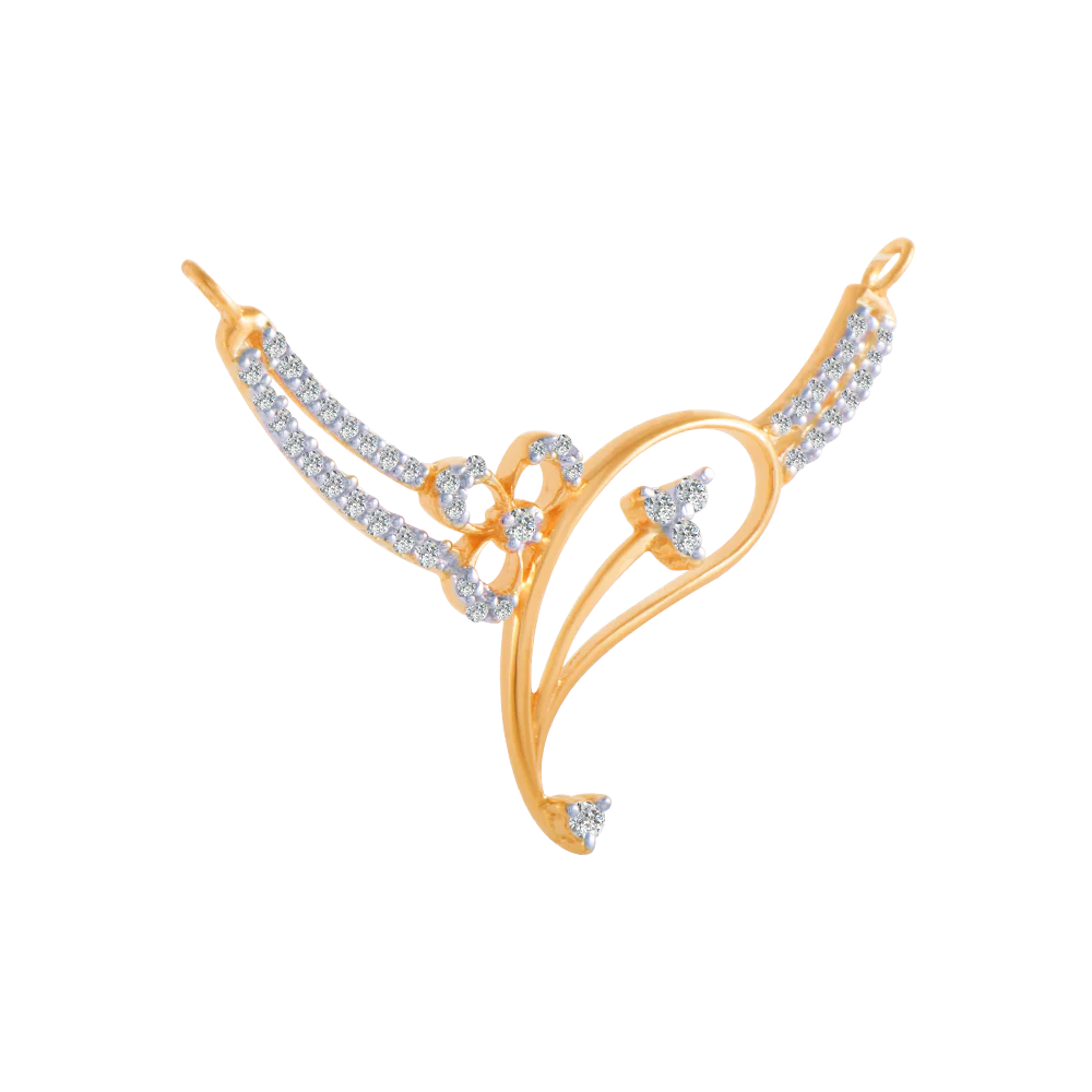 18KT (750) Yellow Gold And Solitaire Pendant For Women - Image 3