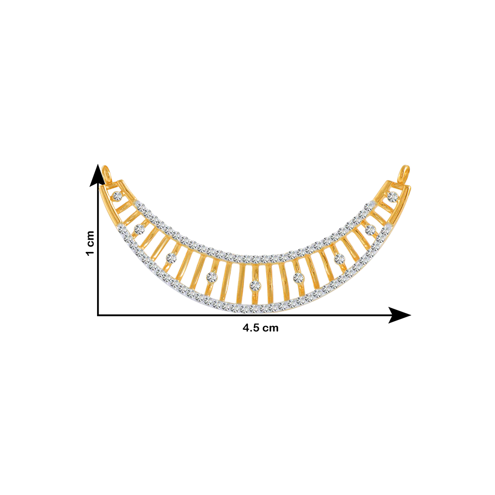 18KT (750) Yellow Gold And Solitaire Pendant For Women - Image 4