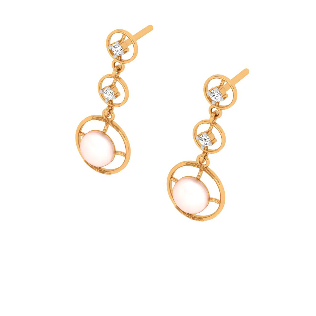 18KT Gold And Diamond Earrings For Every Festive Occasion. - Image 6
