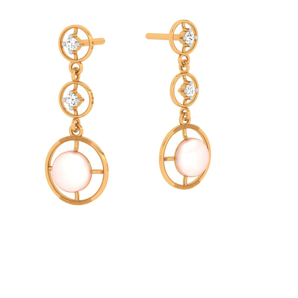 18KT Gold And Diamond Earrings For Every Festive Occasion. - Image 7