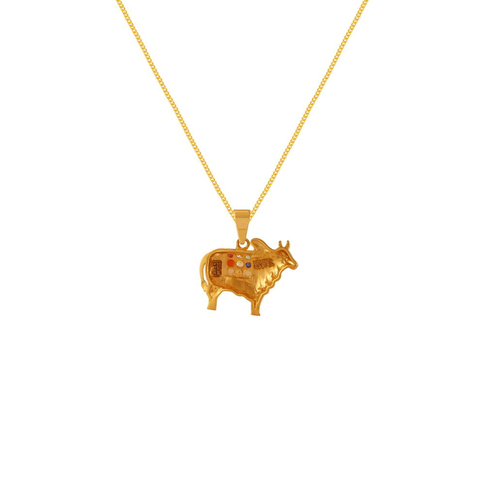 22k Animal Shape Gold Pendant From Goldlites Collection - Image 4