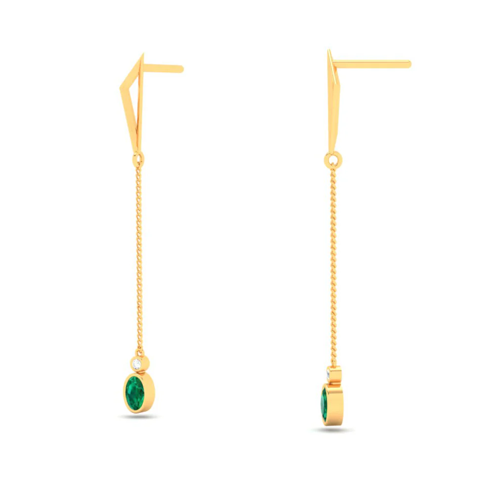 22k Classy Drop Earrings For Women From Goldlites Collection - Image 6