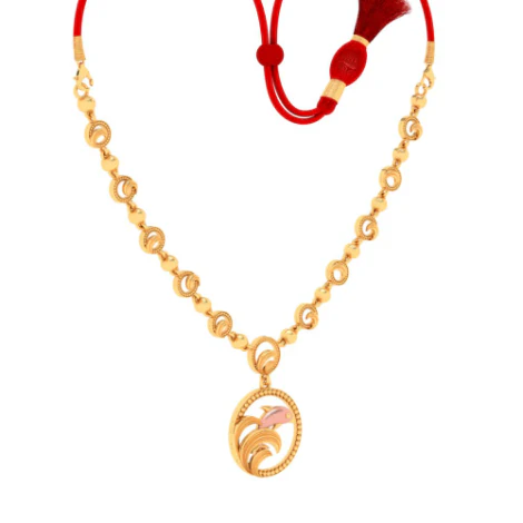 22k Contemporary Gold Necklace Design For You - Image 4