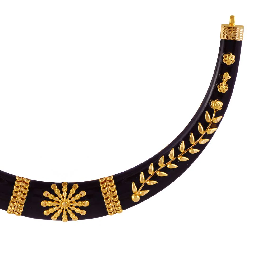 22k Enchanting Gold Pola Necklace - Image 2