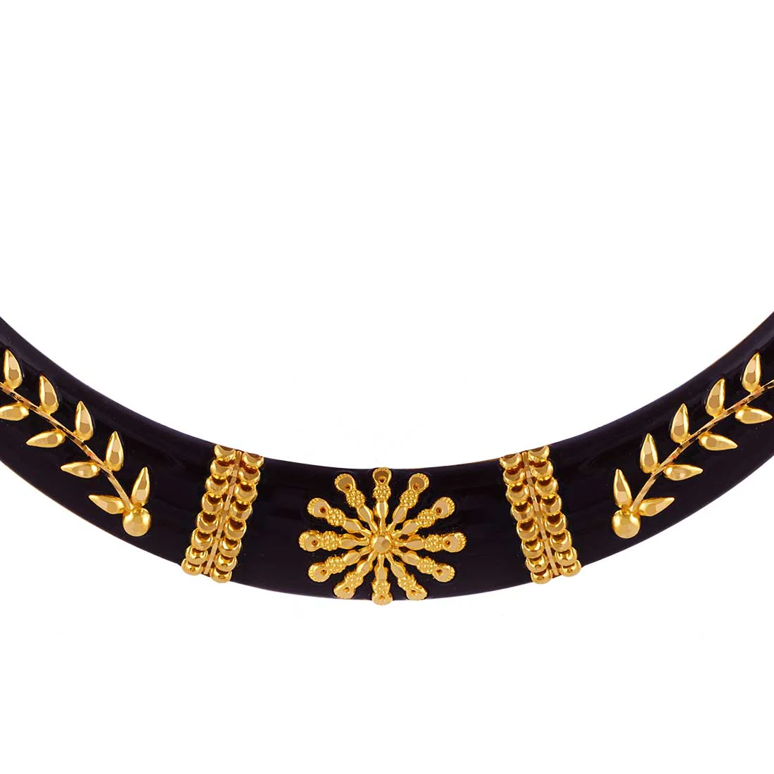 22k Enchanting Gold Pola Necklace - Image 3