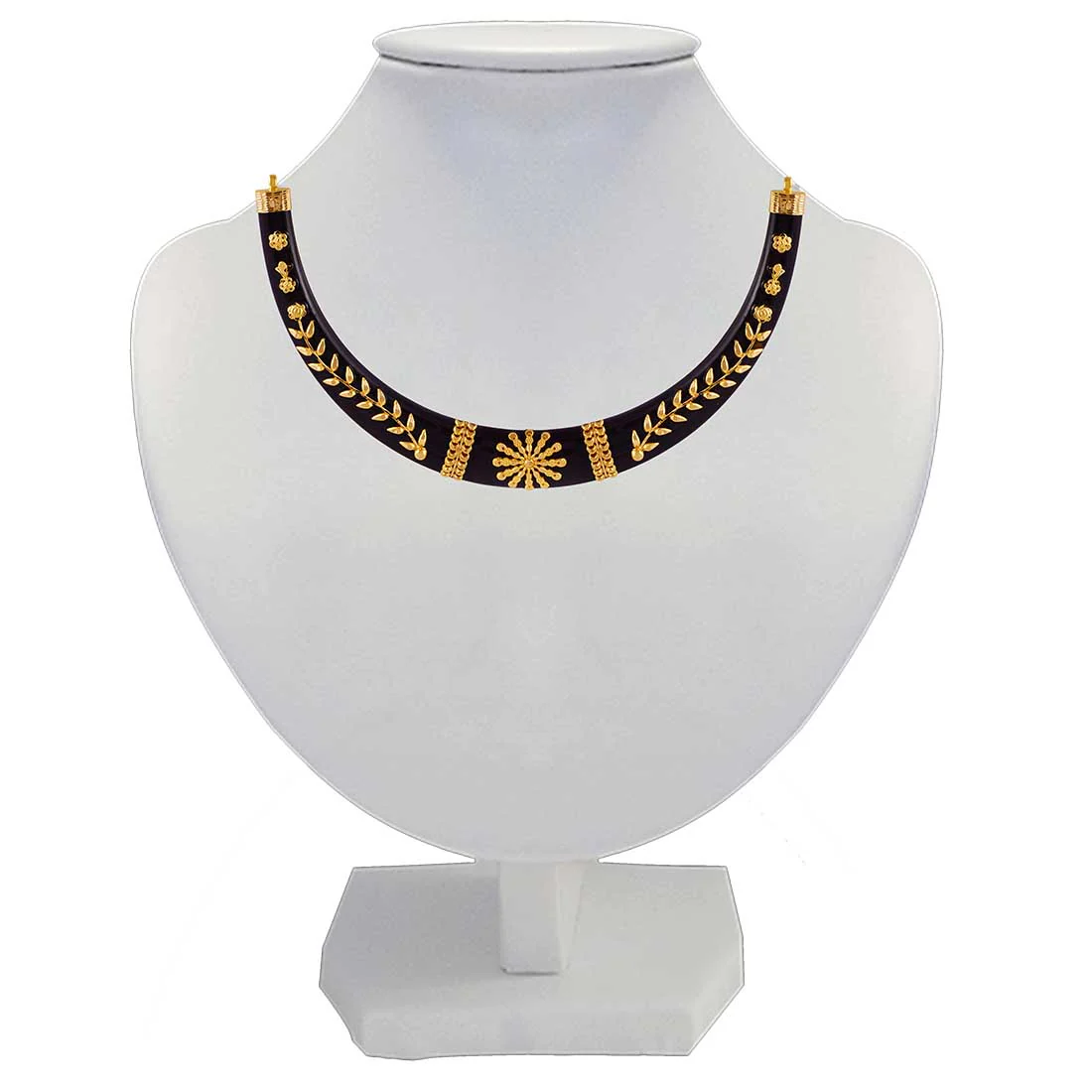 22k Enchanting Gold Pola Necklace - Image 4
