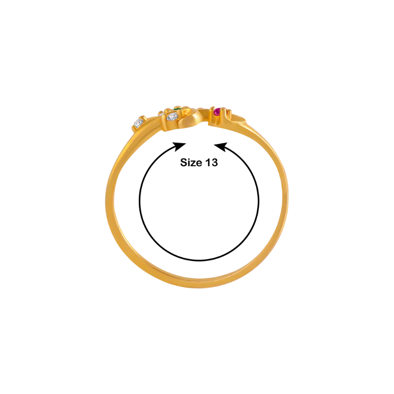 22k Engagement Gold Ring Design For Your Special Day - Image 5