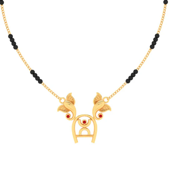 22k Gold Dazzling Mangalsutra From Mugdhaa Collection - Image 5