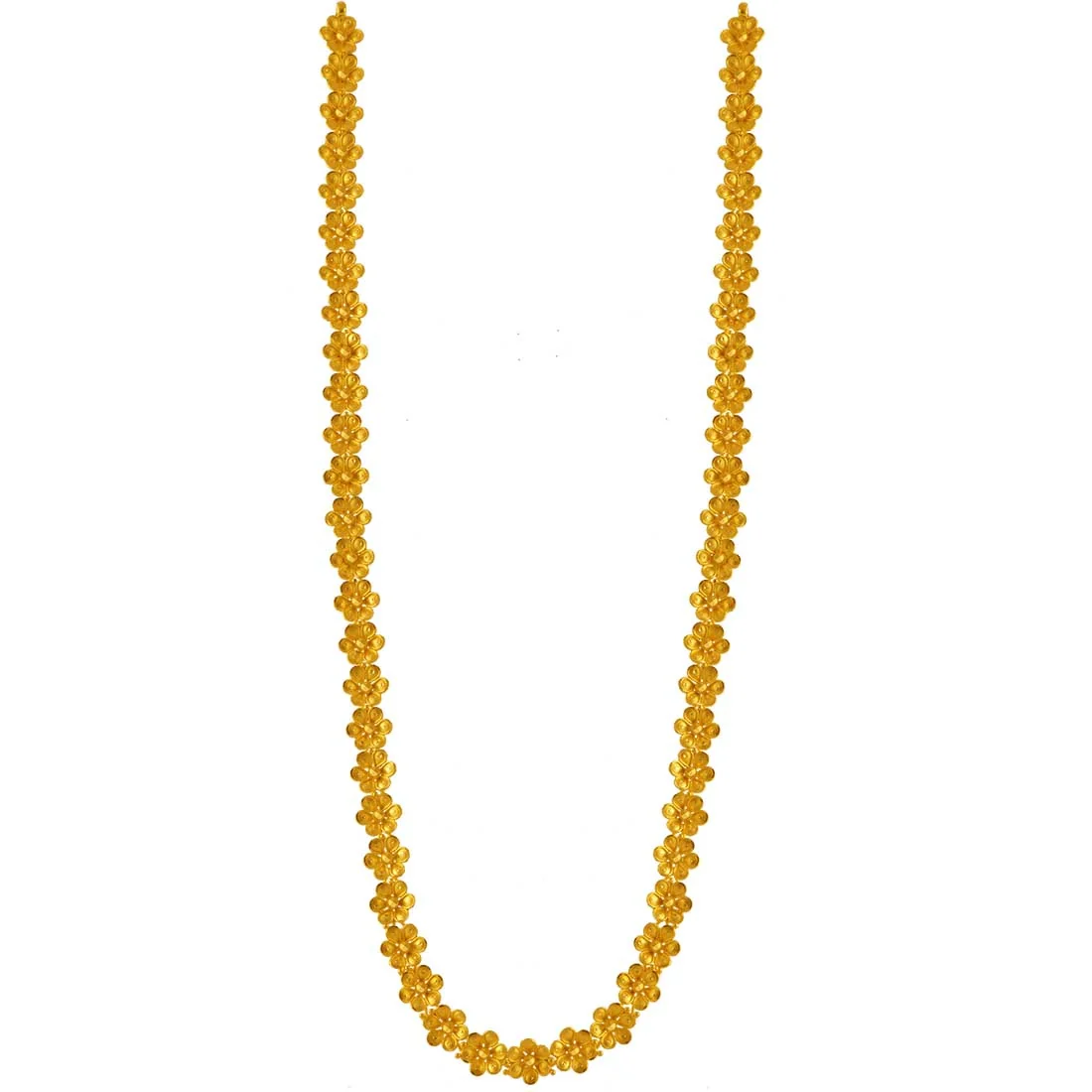 22K Gold Floral Necklace - Image 2