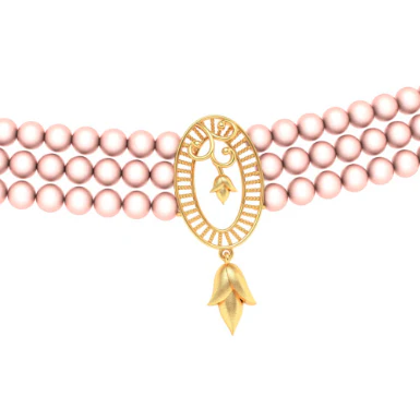 22k Gold Necklace Design To Gift Someone Special - Image 3