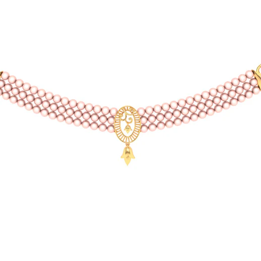 22k Gold Necklace Design To Gift Someone Special - Image 4