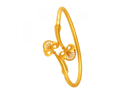 22k Gold Nowa In The Shape Of Floral Petal - Image 3