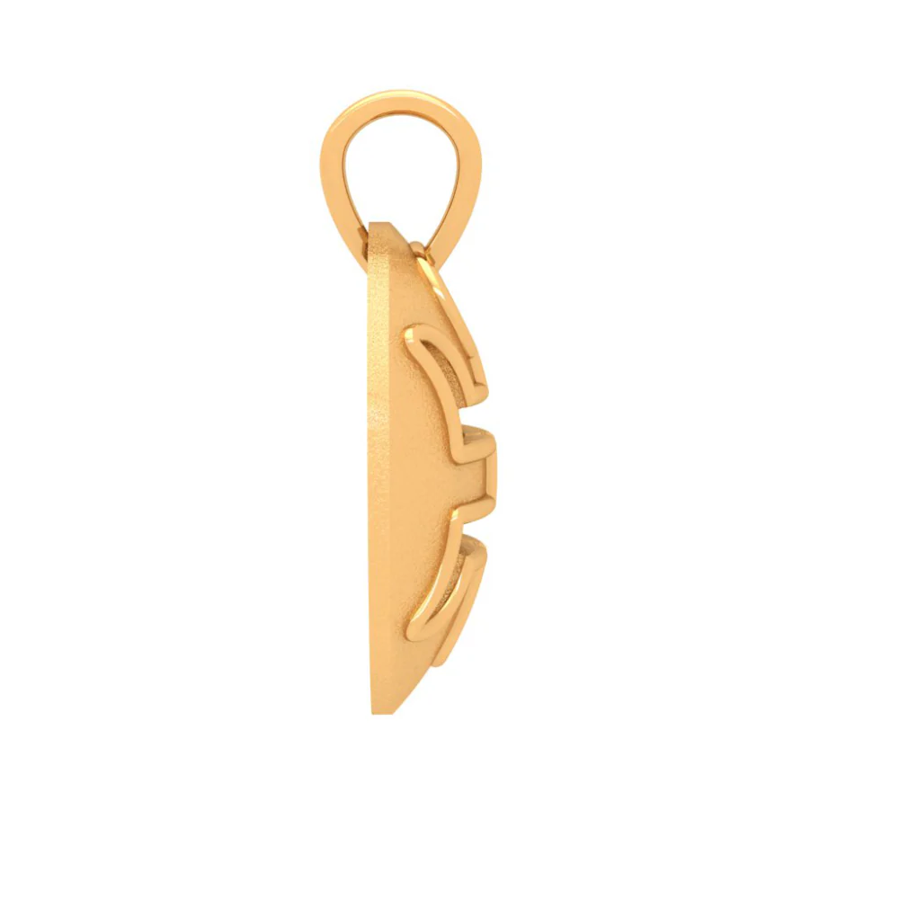 22k Gold Pendant Swastika Design From  Goldlites Collection - Image 3